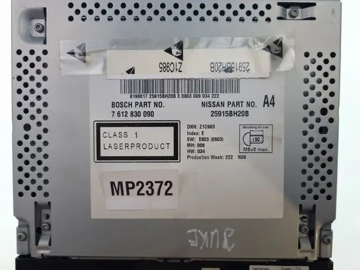 Nissan Juke I F15 (2010 - 2018) 7612830090 Магнитола / мультимедийная система — фото 2