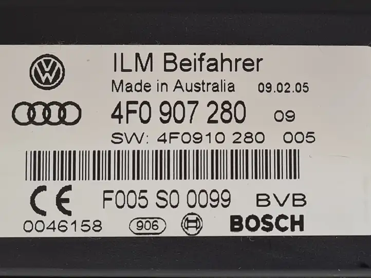 Audi A6 S6 C6 4F (2004 - 2008) 4F0907280 Прочие блоки управления — фото 2