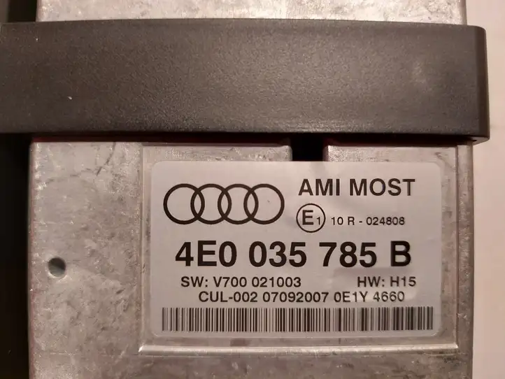 Audi Q7 4L (2005 - 2009) 4E0035785B Контроллер мультимедийной системы — фото 7