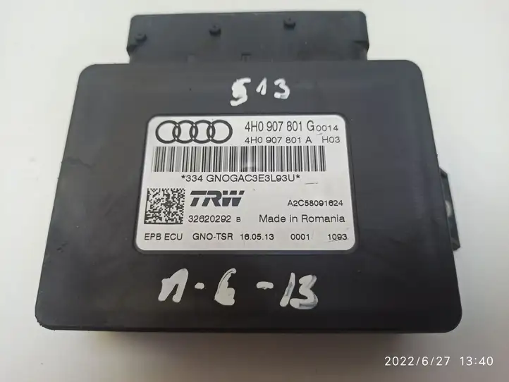 Audi A6 C7 (2011 - 2014) Блок управления стояночным тормозом — фото 3