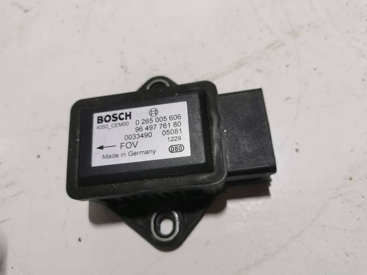 Citroen C4 (2004 - 2008)  9649776180 Датчик ESP (системы стабильности) (датчик курсовой устойчивости))