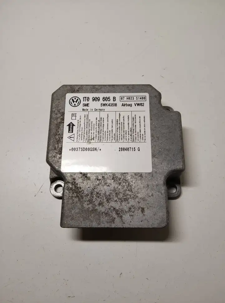 Volkswagen Touran I (2003 - 2010) 1T0909605B Датчик удара SRS — фото 1