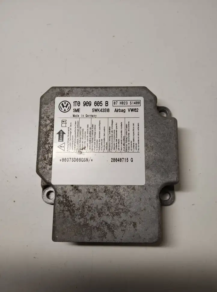 Volkswagen Touran I (2003 - 2010) 1T0909605B Датчик удара SRS — фото 5