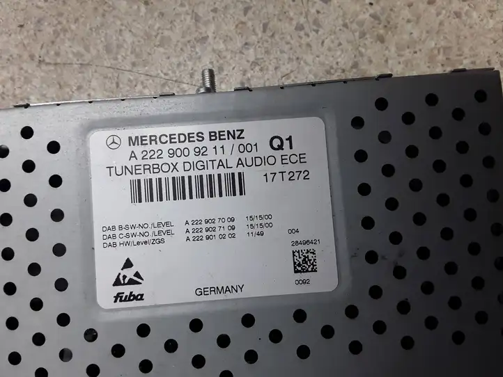 Mercedes-Benz GLE W166/C292 (2015 - 2019) A2229009211 Усилитель звука — фото 4