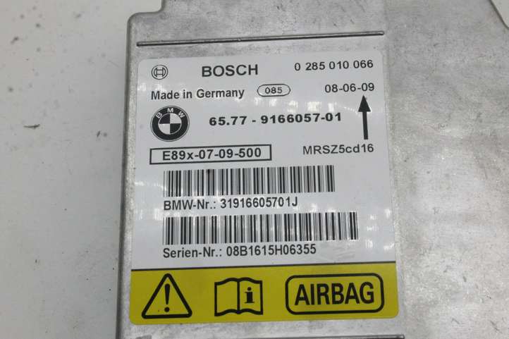 BMW 3 E92 E93 (2005 - 2014)  9166057 Блок управления надувных подушек