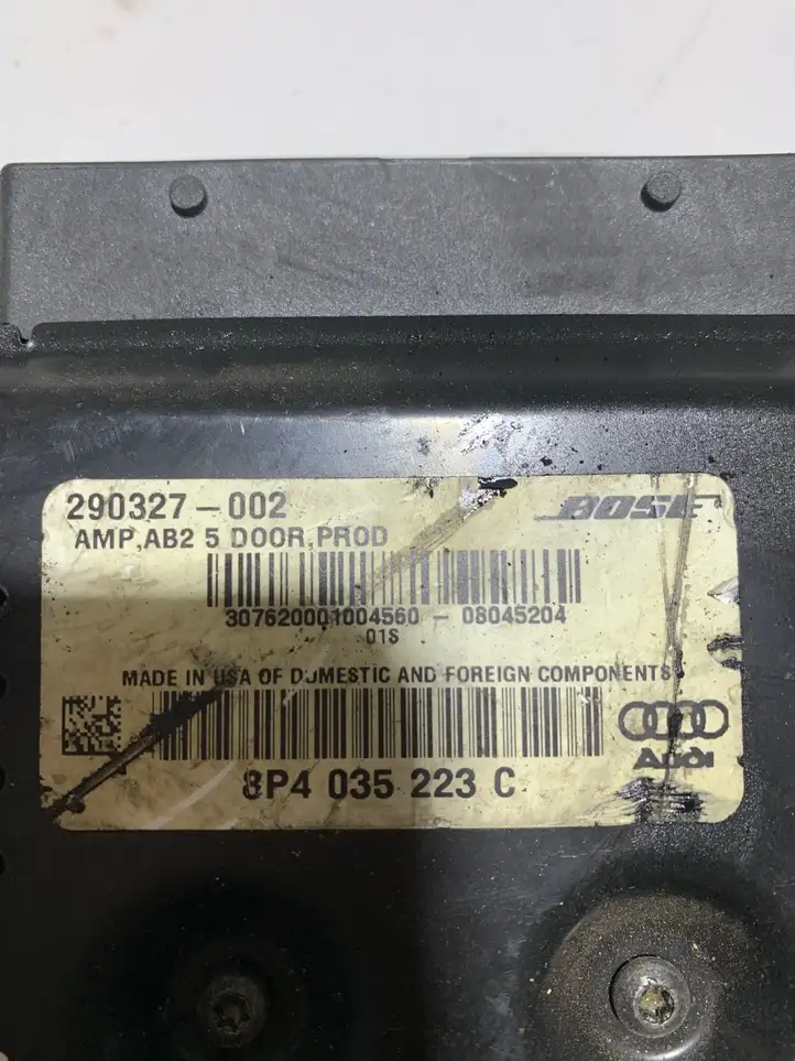 Audi A3/S3 8P (2008 - 2013) 8P4035223C Усилитель звука — фото 2