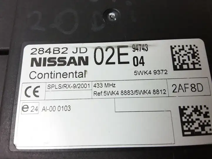 Nissan Qashqai (2006 - 2010) 284B2JD Модуль комфорта — фото 3