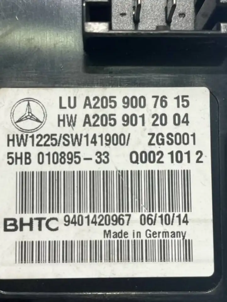 Mercedes-Benz E W213 (2016 - ) A2059012004 Модуль управления кондиционером — фото 3