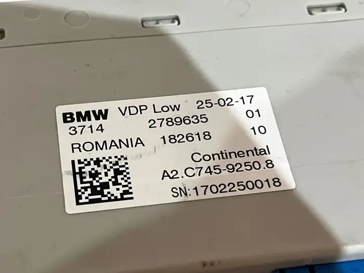 BMW 5 G30 G31 (2016 - ) 2789635 Блок управления подвеской — фото 5