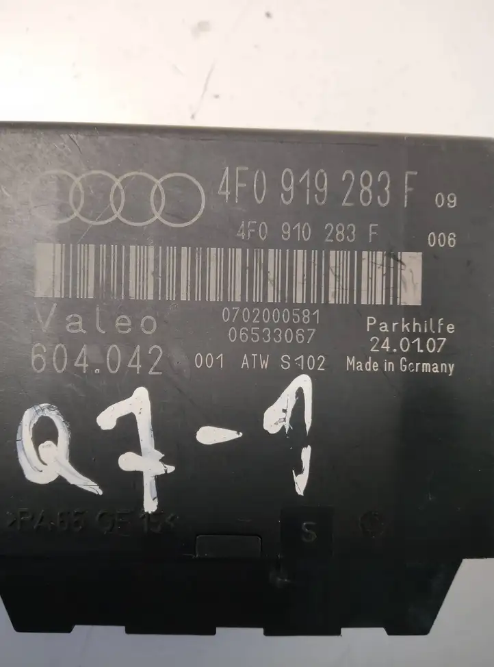 Audi Q7 4L (2005 - 2009) 4F0919283F Блок управления парктрониками — фото 2