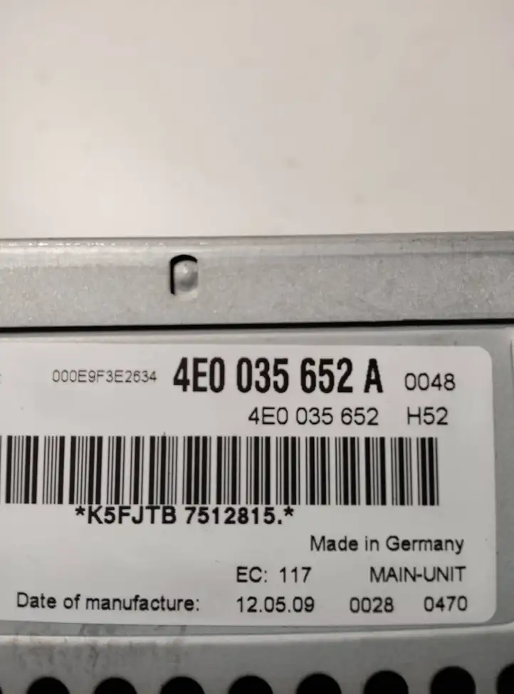 Audi A6 S6 C6 4F (2008 - 2011) 4E0035652A Магнитола / мультимедийная система — фото 2
