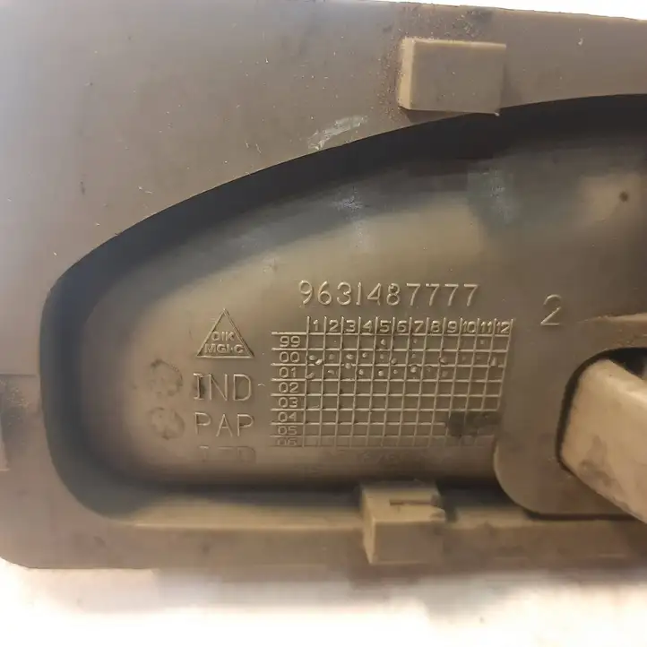 Citroen Xsara Picasso (1999 - 2012) 9631487777 Внутренняя ручка задней двери — фото 2