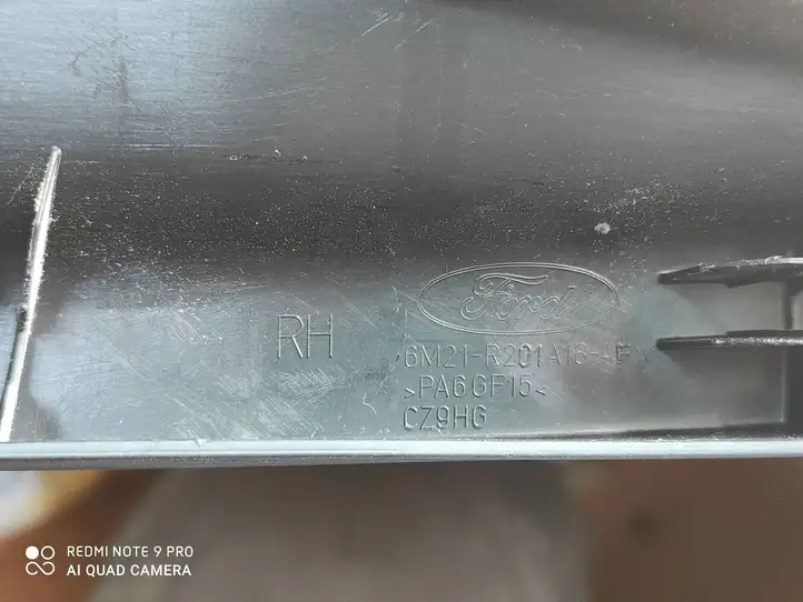 Ford S-MAX (2010 - 2015) 6M21R201A18 Накладка стекла передней двери — фото 2