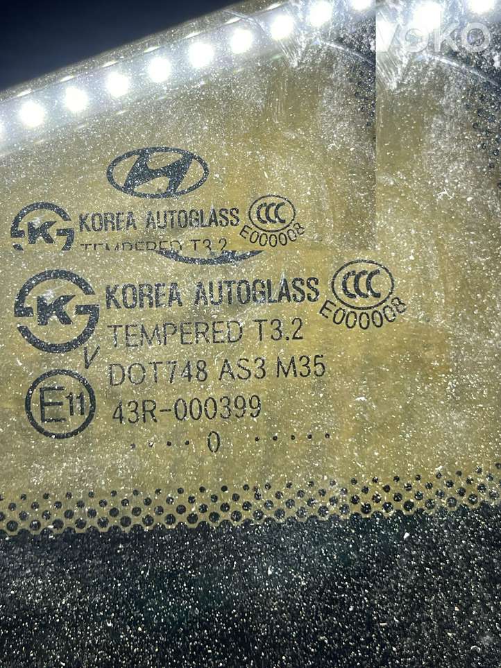 Hyundai Santa Fe (2009 - 2012)   Заднее боковое стекло кузова