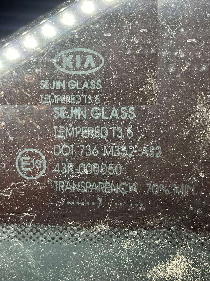 Kia Ceed (2006 - 2010)   Заднее боковое стекло кузова