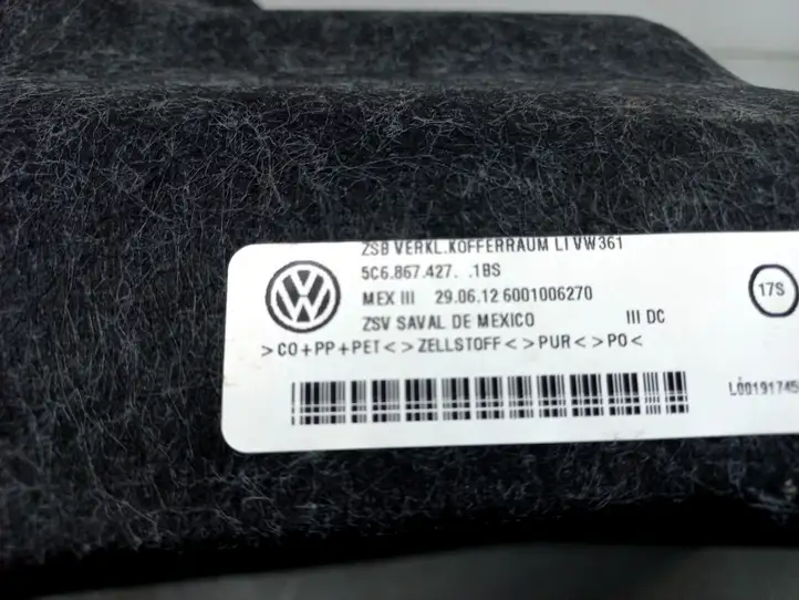 Volkswagen Jetta VI (2011 - 2018) 5C6867427 Боковая обшивка багажника — фото 2