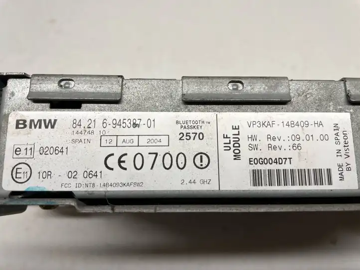 BMW X5 E70 (2006 - 2013) 6945387 Bluetooth модуль — фото 2
