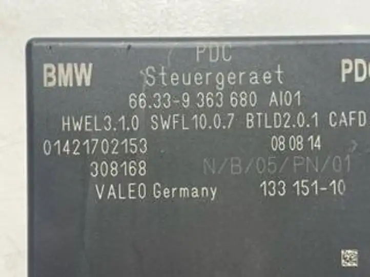 BMW X5 F15 (2013 - 2017) 9363680 Блок управления парктрониками — фото 4