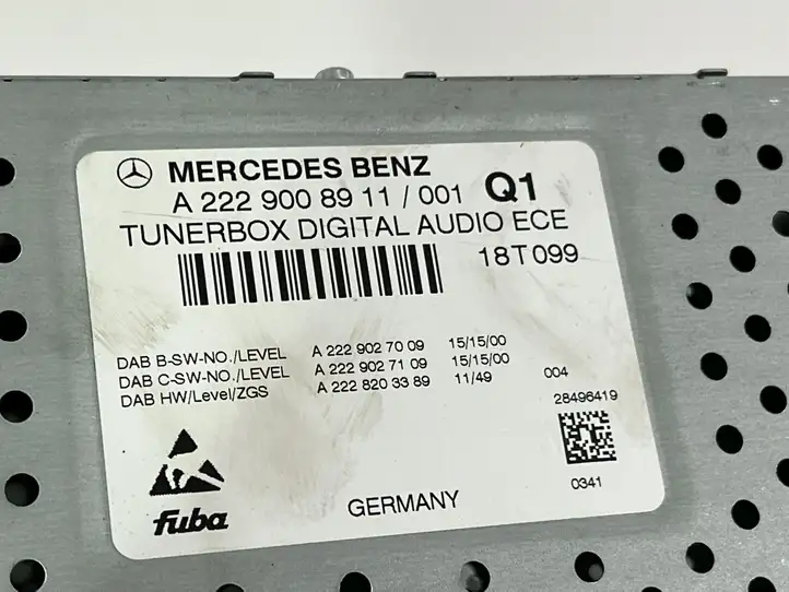 Mercedes-Benz S W222 (2013 - ) A2229008911 Магнитола / мультимедийная система — фото 6