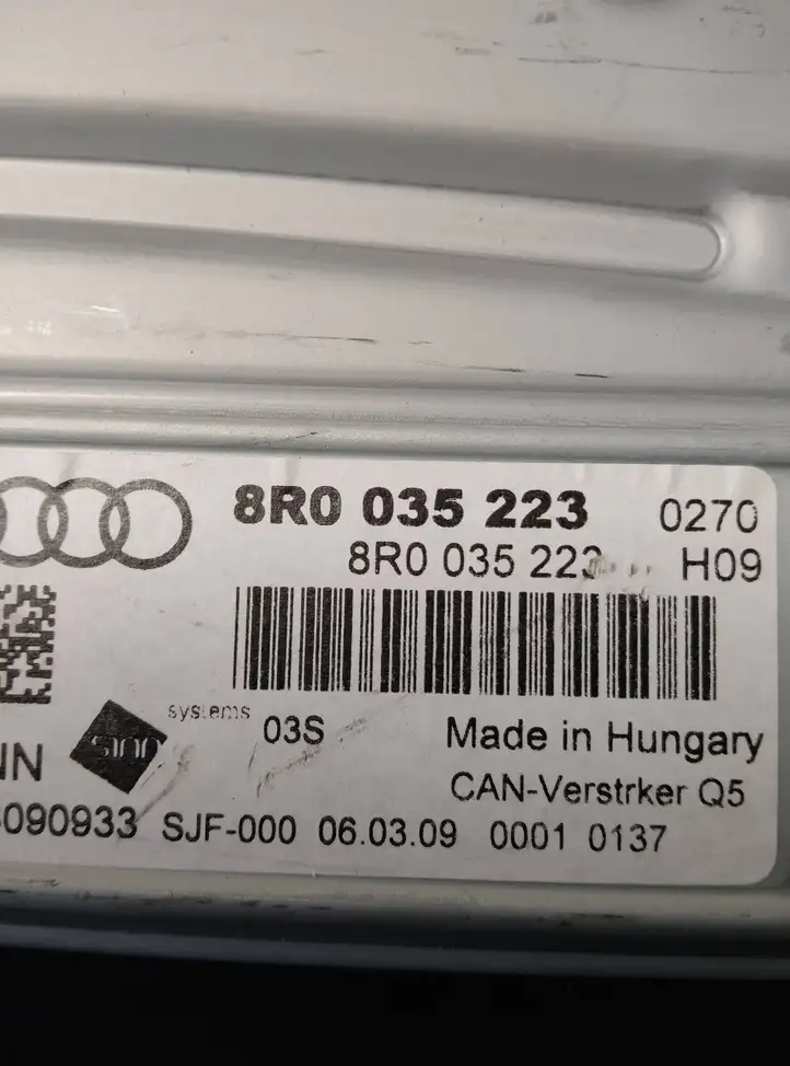 Audi Q5 SQ5 (2008 - 2012) 8R0035223 Усилитель звука — фото 2