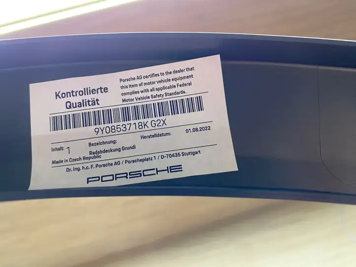 Porsche Cayenne (9Y0 9Y3) (2018 - ) 9Y0853718K Накладка колесной арки — фото 2