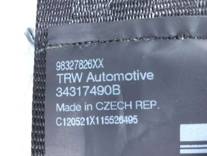 Toyota ProAce Verso (2016 - )  98327826XX Задний ремень безопасности