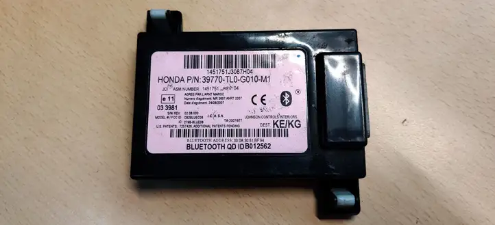 Honda Accord (2008 - 2016) 39770TL0G010M1 Bluetooth модуль — фото 1