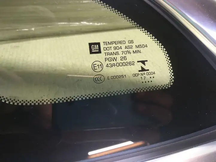 Chevrolet Malibu (2015 - 2018) 512463AH Заднее боковое стекло — фото 2