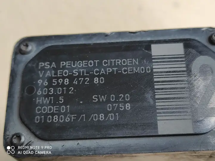 Citroen C4 I Picasso (2006 - 2013) 9659847280 Прочие датчики — фото 5