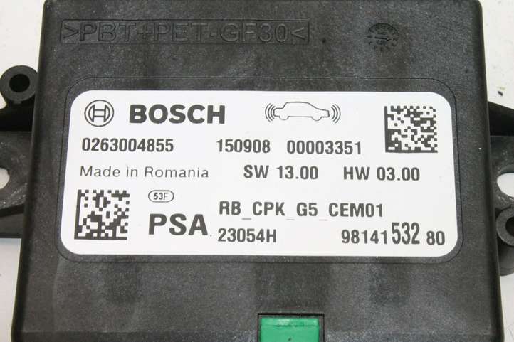 Citroen C4 Cactus (2014 - 2017)  9814153280 Блок управления парковки