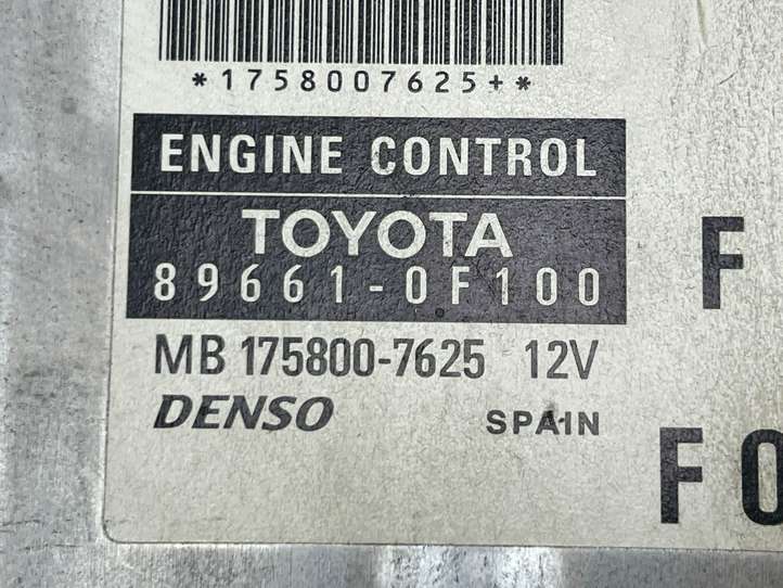 Toyota Corolla Verso AR10 (2004 - 2009)  896610F100 Блок управления двигателя