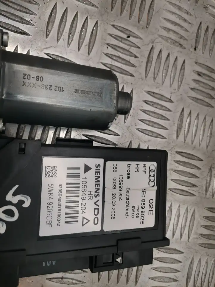 Audi A4 S4 B7 8E 8H (2004 - 2009) 8E0959802E Стеклоподъемник задней двери — фото 3