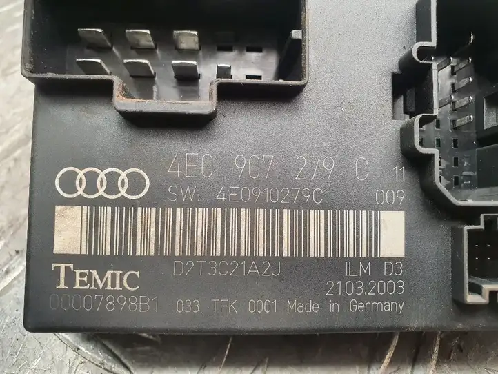 Audi A8 S8 D3 4E (2002 - 2005) 4E0907279C Модуль комфорта — фото 2