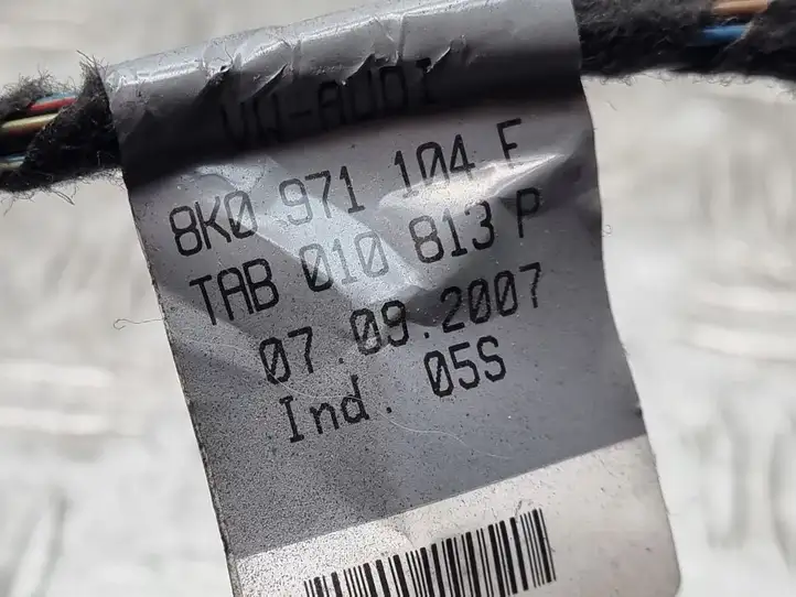 Audi A4 S4 B8 8K (2007 - 2011) 8K0971104F Проводка парктроников — фото 2