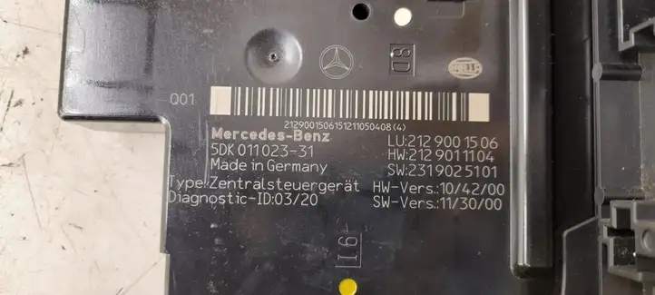 Mercedes-Benz E W212 (2009 - 2016) Блок предохранителей (комплект) — фото 8