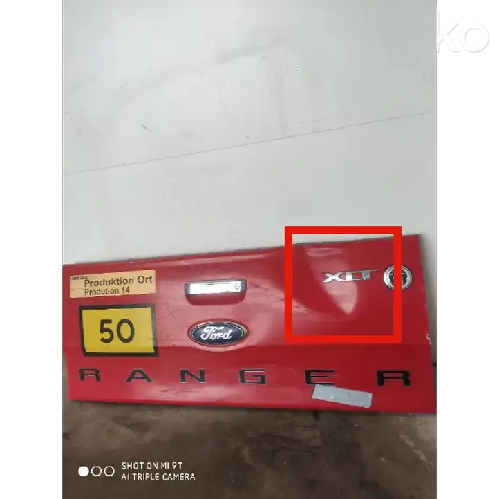 Ford Ranger (2011 - 2015) Задний борт кузова — фото 2