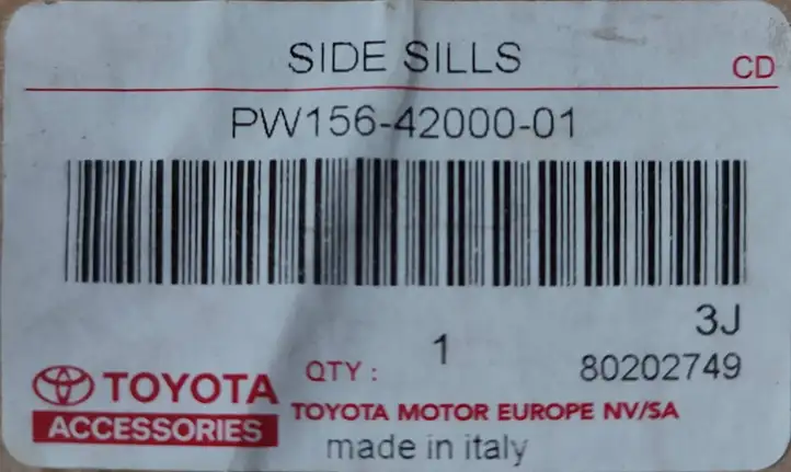 Toyota RAV 4 (XA50) (2018 - ) PW1564200001 Молдинг передней двери — фото 2