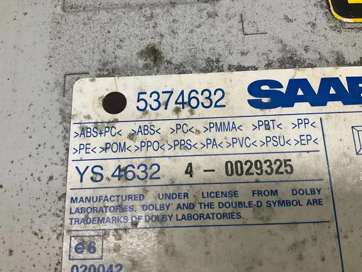 Saab 9-5 (1998 - 2005) 5374632 Магнитола / мультимедийная система — фото 4