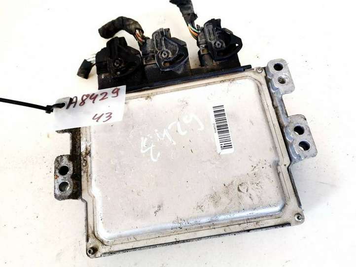 Renault Clio III (2005 - 2012)  237101989r Блок управления двигателя