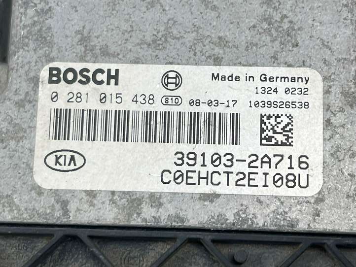 Kia Ceed (2010 - 2012)  0281015438 Блок управления двигателя