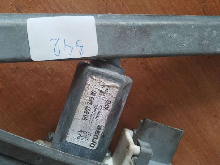 Peugeot 607 (2004 - 2010)  9650734980 Передний комплект электрического механизма для подъема окна