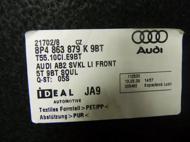 Audi A3/S3 8P (2008 - 2013) 8P4863879K Нижняя отделка — фото 4
