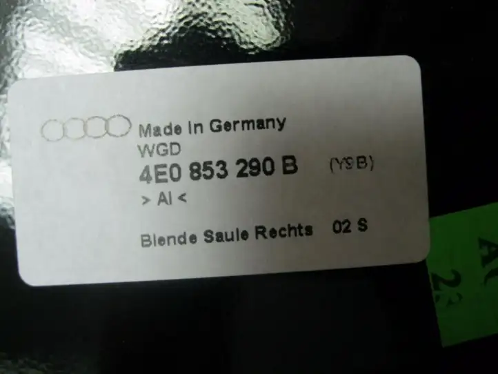 Audi A8 S8 D3 4E (2007 - 2010) 4E0853290B Прочие внешние детали — фото 5