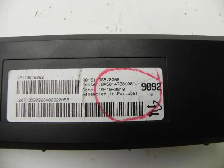 Opel Meriva B (2010 - 2014) 90151386 Модуль управления кондиционером — фото 3
