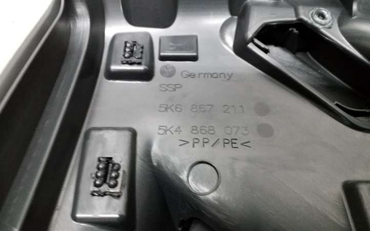 Volkswagen Golf VI (2009 - 2013)  5K6867211 Обшивка задней двери