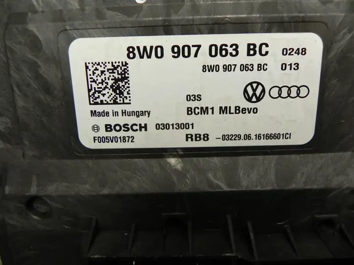 Audi A4 S4 B9 (2015 - 2019) 8W0907063BC Модуль комфорта — фото 3