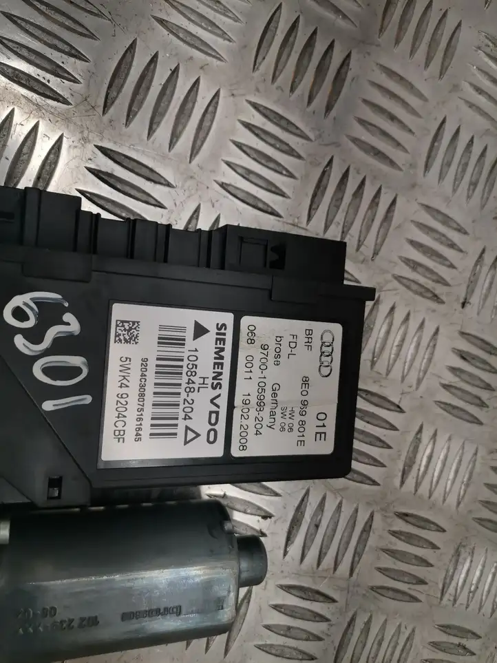 Audi A4 S4 B7 8E 8H (2004 - 2009) 8E0959801E Стеклоподъемник задней двери — фото 3