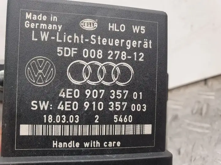 Audi A8 S8 D3 4E (2002 - 2005) 4E0907357 Блок управления светом — фото 3