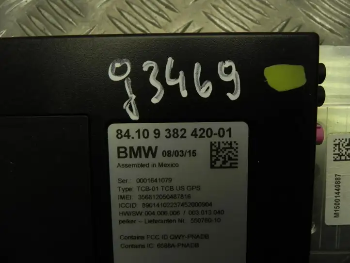 BMW 3 F30 F35 F31 (2012 - 2018) 9382420 Bluetooth модуль — фото 3