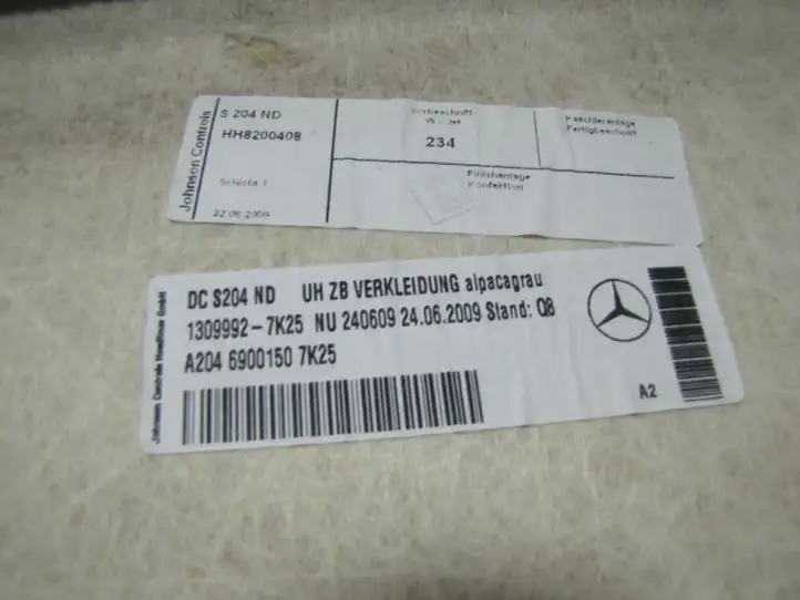 Mercedes-Benz C W204 (2007 - 2014) A2046900150 Потолочная обшивка — фото 4